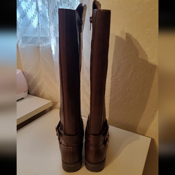 G By Guess Women's Haydin Riding Boot In Brown 6.5 Brand New In Box NWOT - Picture 4 of 8